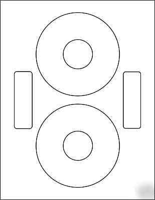 6000 2 up cd/dvd labels neato compatible matte labels 