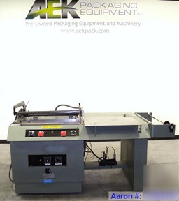 Used- weldotron semi-automatic console l-bar sealer, mo