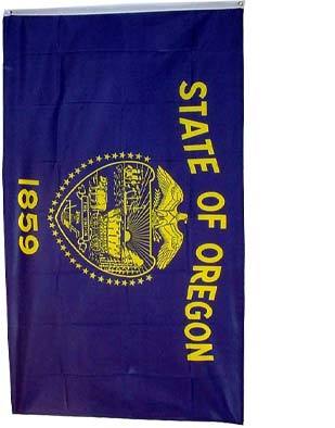 New large 2X3 oregon state flag us usa american flags