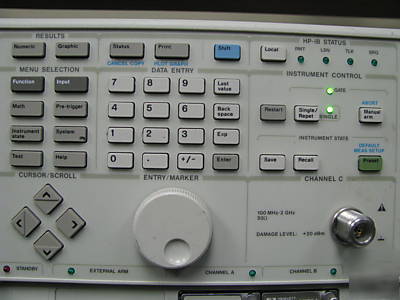 Hp 5373A modulation domain pulse analyzer 54002A 53702A