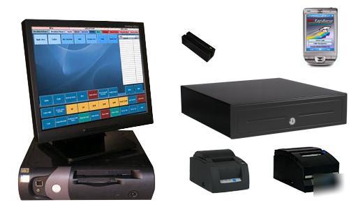 1 stn restaurant / bar pos and handheld pc w/ software