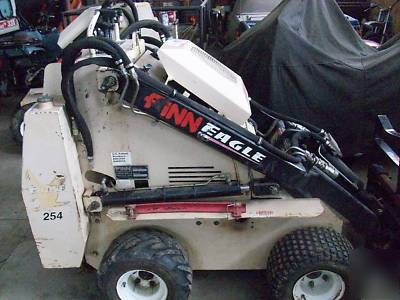 2001 finn eagle mini skidsteer 