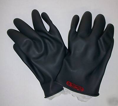 110B-12 white rubber insulating glove