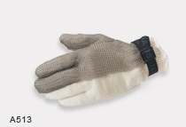 Whiting+davis metal steel mesh safety glove 3-finger xs