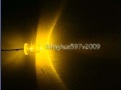 20 pcs 5MM amber led lamp light bulb ultra bright mcd