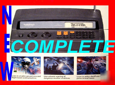  radio shack PRO2018 weather police fire ham scanner