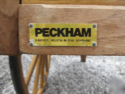 Adorable peckham wooden vending concessions food cart 