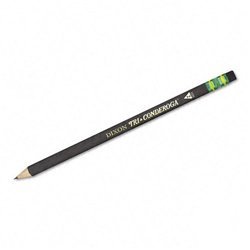 New tri-conderoga woodcase pencil, hb #2, black barr...