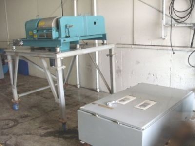 Sharples p-660 centrifuge ss decanter, stand, controls