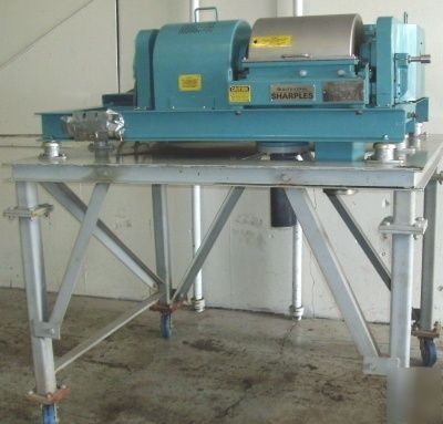 Sharples p-660 centrifuge ss decanter, stand, controls