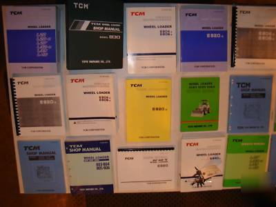  tcm wheel loader manual & other manual (large bundled)