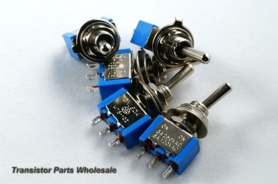 100* mini metal toggle spdt on on diy car/boat switch