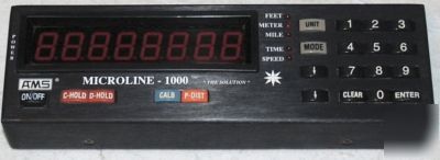 Ams microline-1000 distance measuring device/unit