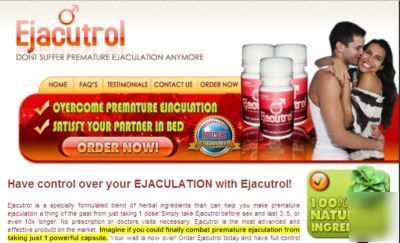 Anti premature ejaculation pills website business sale