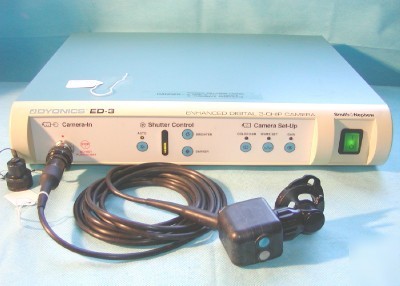 Dyonics ed-3 endoscopy 3-chip camera system & gyn head