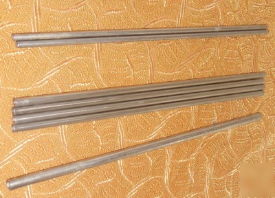 Lot 7 stainless steel round tubes rods 9 feet variety