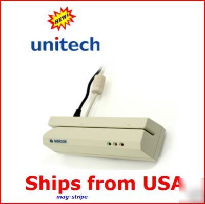 MSR206 magnetic credit card reader writer msr 206U usb 