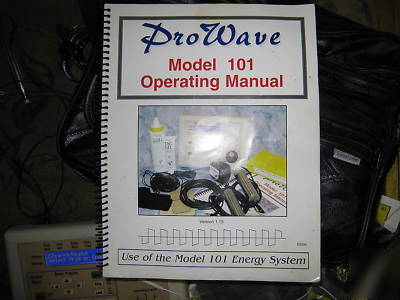 Prowave model 101 enenrgy system 