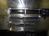 3 deck commercial conveyor pizza oven