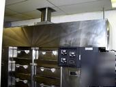 3 deck commercial conveyor pizza oven