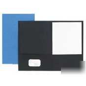 Esselte pendaflex 2-pocket portfolio black |1 box|
