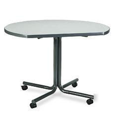 Hon 61000 series conference end table with casters