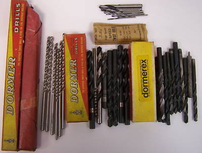 Lot of dormer/dormerex straight/taper shank drills