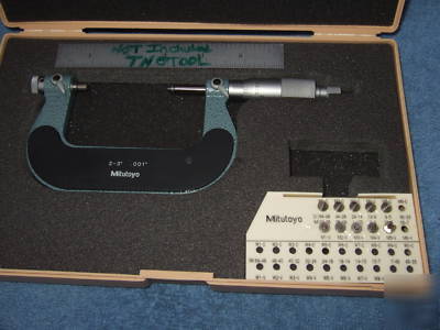 New thread micrometer mitutoyo 126-139 w/anvils ovr 900 