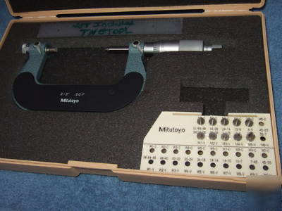 New thread micrometer mitutoyo 126-139 w/anvils ovr 900 