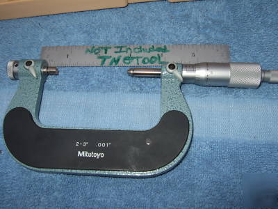 New thread micrometer mitutoyo 126-139 w/anvils ovr 900 