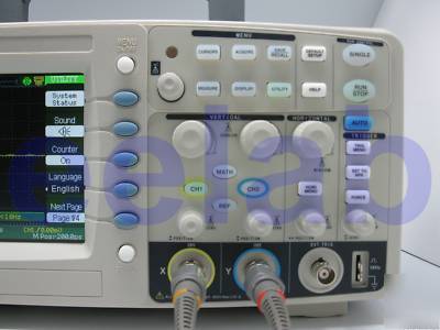 Oscilloscope 60MHZ 1G sr 2M/ch 3YRS compared w/ lecroy