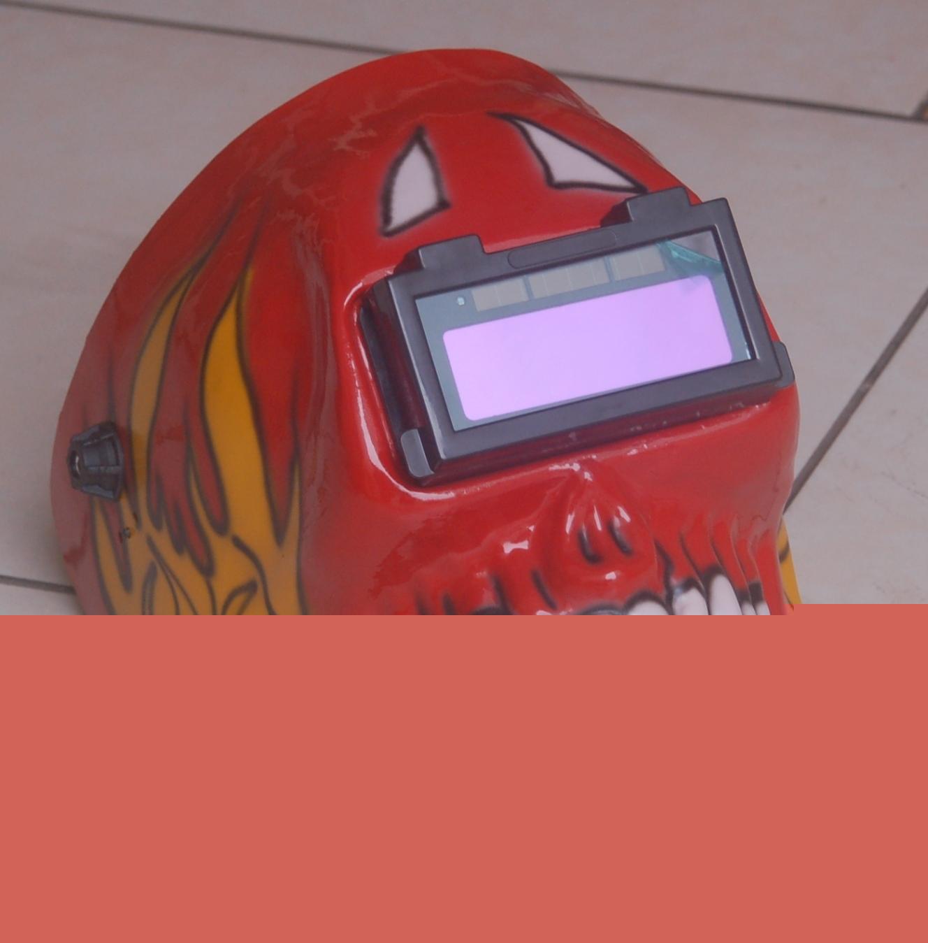 Auto darkening welding helmet solar autodark skeleton
