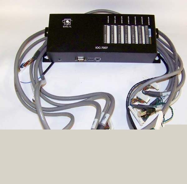 Galil i/o controller box ioc-7007 w/6 modules+cables