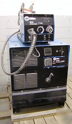 Miller cp-302 power supply w/ 22A feeder mig & fcaw