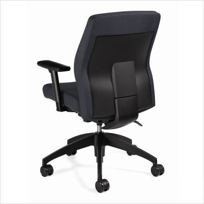 Aspen mid back multi tilter chair in charcoal