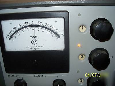 Fluke 803B/ag ac-dc voltmeter john fluke mfg co vintage
