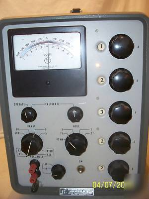 Fluke 803B/ag ac-dc voltmeter john fluke mfg co vintage