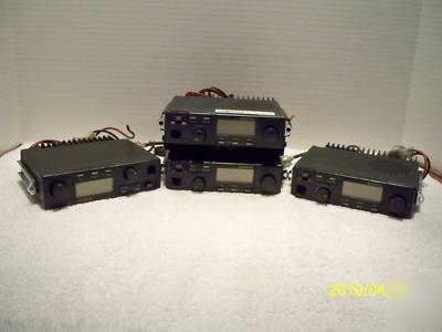 Four used kenwood tk-715 mobile two-way radios