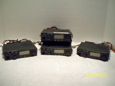 Four used kenwood tk-715 mobile two-way radios