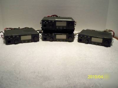 Four used kenwood tk-715 mobile two-way radios