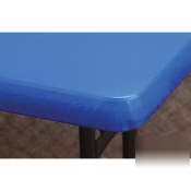 Kwik-coversÂ® blue banquet table cover - 30 x 96