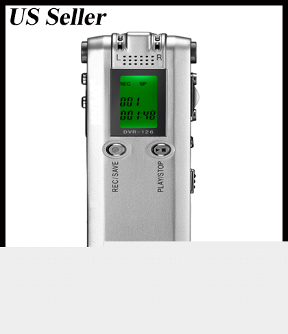 New 1GB digital voice recorder dictaphone MP3 288 hours 