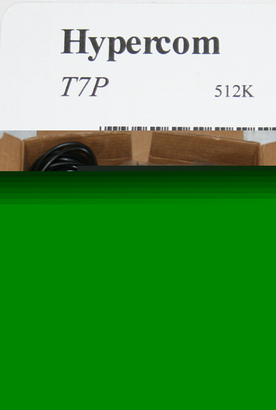 New hypercom T7P credit card terminal / thermal printer 