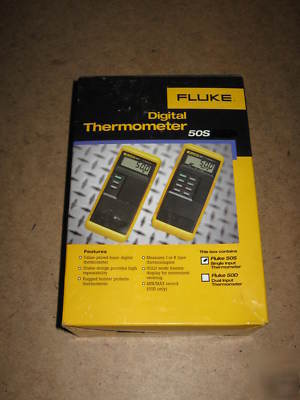 New in box fluke 50S digital thermometer 