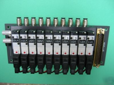 Pneumatic solenoid assy 10 gang novellus celerity 6664
