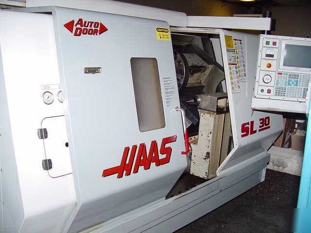 2000 haas sl-30 cnc lathe w/programmable tailstock