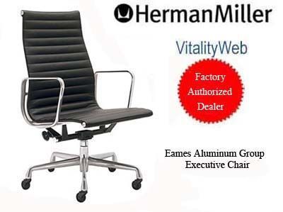 New eames aluminum group executive vinyl task chair
