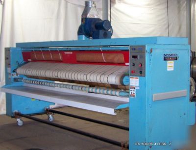 Chicago flatwork ironer laser line series gas, refurb'd