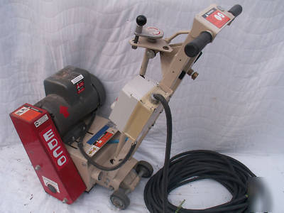 Edco cpm-8 electric scarifier / grinder.. w/free accs.