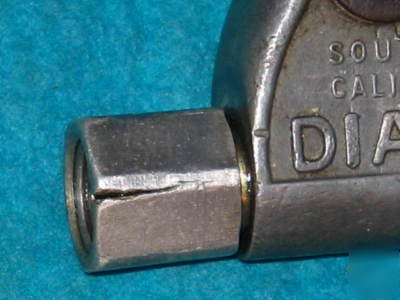 Diamond-u air hose tire inflator/gage (antique)compress